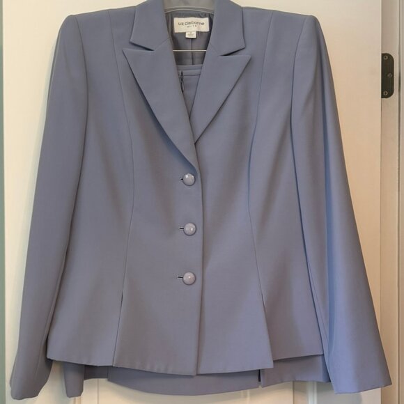 LIZ CLAIBORNE  2 Piece Suit Blazer Jacket & Skirt for Women Size 14 - Picture 1 of 16